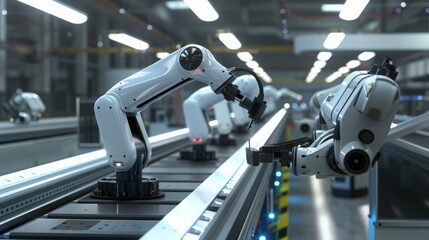 Poster - Discover the role of robotics in modern manufacturing at our industrial factory.