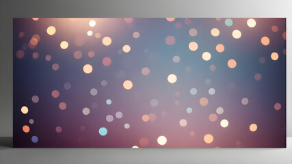  Artifical Intelligence generated bokeh abstract light background. Festive Background With