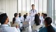 © Rakesh - seminar business meeting doctor conference audience presentation education lecture hospital man event training speaker group convention