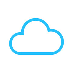 Wall Mural - cloud icon