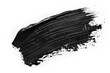 © Anna - Vibrant black Paintbrush Stroke, Brushstroke Texture, Paint Smear Isolated on White Backdrop