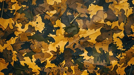 Camouflage pattern wallpaper