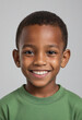 © jarntag - Portrait view of a regular happy smiling Guyana boy, ultra realistic, candid, social media, avatar image, plain solid background