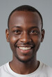 © jarntag - Portrait view of a regular happy smiling Burundi man, ultra realistic, candid, social media, avatar image, plain solid background