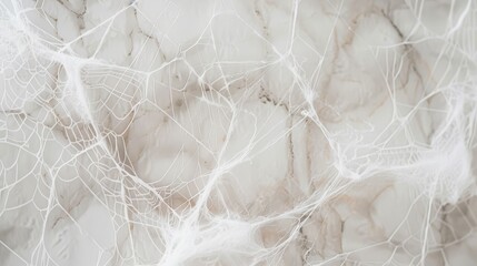 Intricate Web of Nature - Close up image of a delicate spiderweb, showcasing its intricate pattern and texture. - Close up image of a delicate spiderweb, showcasing its intricate pattern and texture.