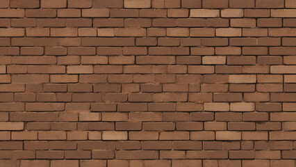 Wall Mural - Light brown brick wall textured bckground