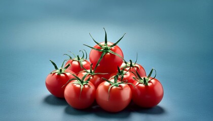 Wall Mural - Pile of red juicy tomatoes 