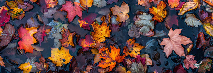 Fall foliage for background. Fall season