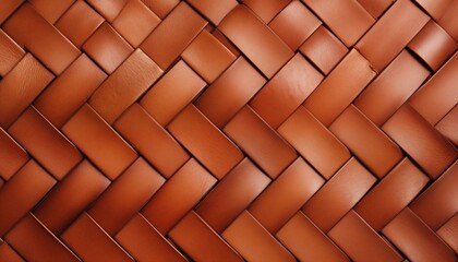 Wall Mural - brown leather texture upholstery