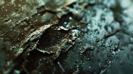 Poster - A detailed view of a damaged mobile device lying on a surface, often used in scenes depicting technology issues or digital struggles