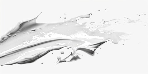 Poster - A close-up shot of a vibrant paint splatter against a neutral background