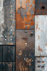 Poster - Abandoned industrial equipment, use as a background for sci-fi or post-apocalyptic scenes