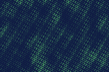 Aufkleber - Abstract background with red triangle dots. Triangle halftone geometric background. Halftone triangular retro 80s pattern. Minimal style retro dynamic wallpaper.