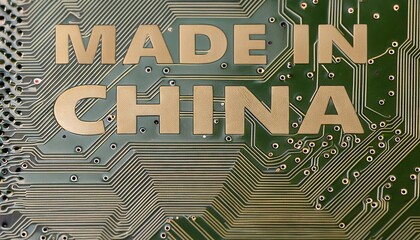 Poster - Made in China Electronic Circuit Board