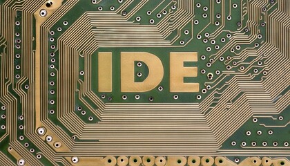 Poster - Printed Circuit Board with IDE Connector