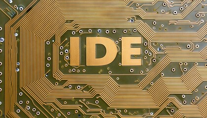 Poster - Printed Circuit Board with IDE Labels