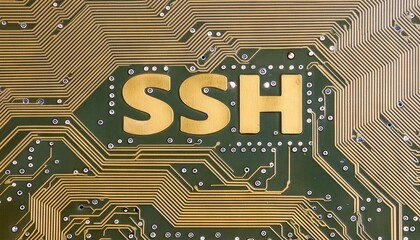 Poster - ssh circuit board technology concept