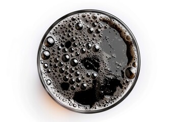Aufkleber - A close-up shot of a drink in a glass