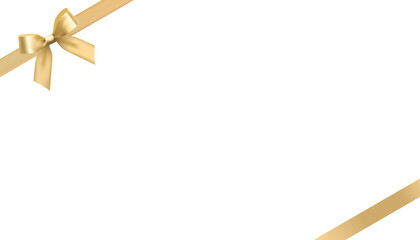 Wall Mural - gold bow design material