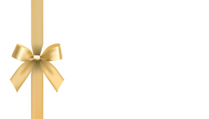 Wall Mural - gold bow design material