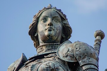 Poster - Famous statue of Joan of Arc, Orleans