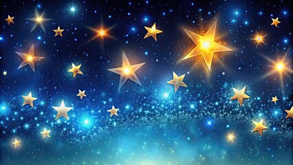 Wall Mural - starry night sky background with glowing stars, stars, background, night, sky, space, astronomy, gal
