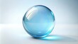 © Alexander - A blue sphere with a reflective surface