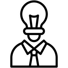 Sticker - idea representation icon