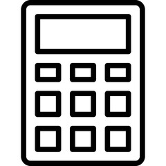 Poster - calculator icon