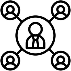 Poster - employee network icon