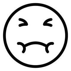 Poster - puke face icon