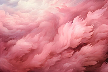 Poster - Pink Furry Abstract Background Illustration