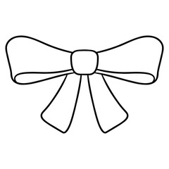 Sticker - illustration of a bow element