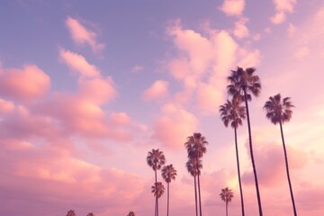 Poster - Cloud tree sky landscape.