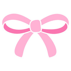 Sticker - pink ribbon bow