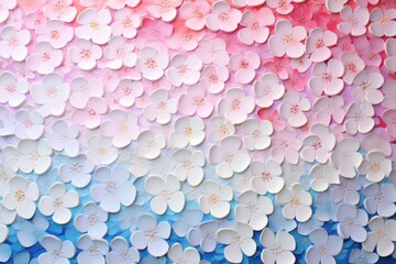 Sticker - Sakura pattern art backgrounds flower.