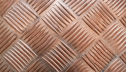 Wall Mural - pattern copper or bronze, non-ferrous metal texture seamless floor tile wall; abstract