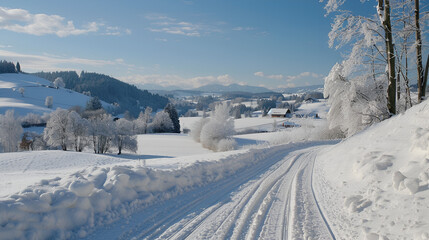 success direction in the snow mountains