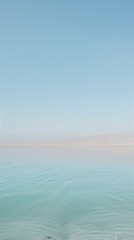 Wall Mural - Dead Sea sea outdoors horizon.