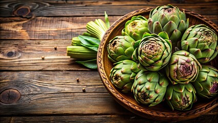 Fresh artichokes ready to be cooked , vegetable, green, healthy, organic, delicious, raw, produce, plant, market