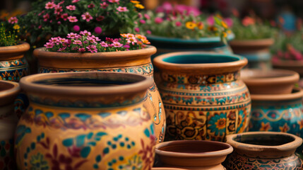 Wall Mural - pots in the market