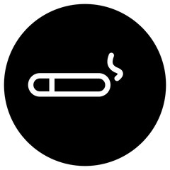 Poster - Area Hotel Smoking Glyph Icon