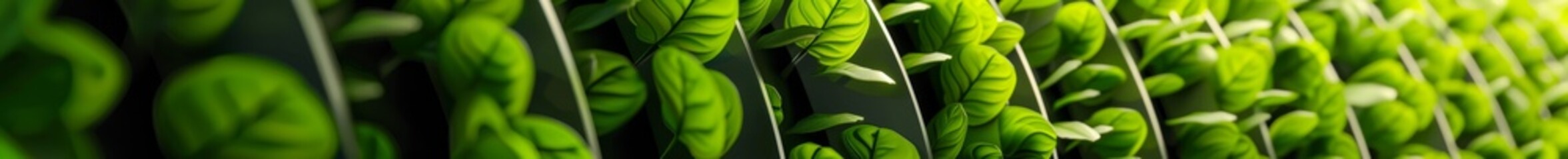 Wall Mural - green leaves pattern, abstract nature background, blurred natural texture, organic green foliage, bo