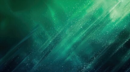 Sticker - Beautiful green color gradient background with noise. Abstract Green holographic blurred grainy gradient banner background texture Colorful digital grain soft noise effect.