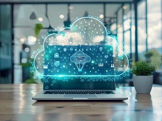 Poster - Cutting edge Digital Workspace with Virtual Cloud Based Desktop Environments for Remote Work Solutions and Improved Productivity