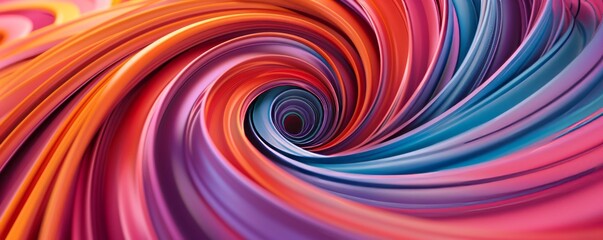 Hypnotic swirl with vivid colors, 4K hyperrealistic photo