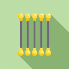 Poster - five light bulbs hanging from the ceiling, representing a brainstorming session for finding new idea
