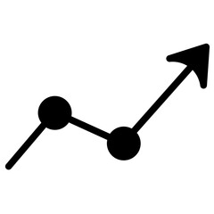 Wall Mural - Analytics Chart Data Glyph Icon