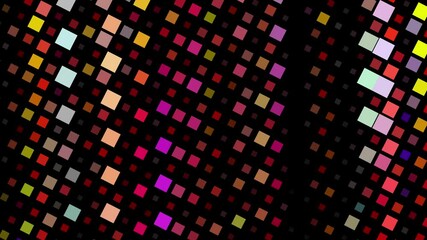 Poster - abstract background with squares