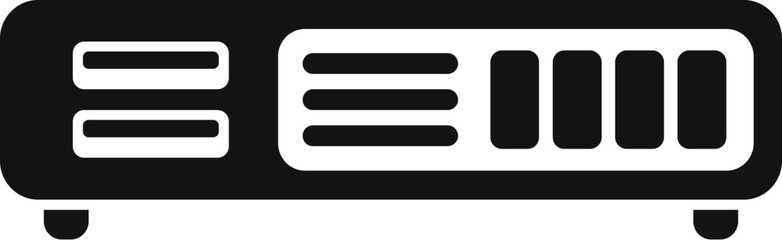 Poster - this simple icon represents a projector, perfect for websites and apps